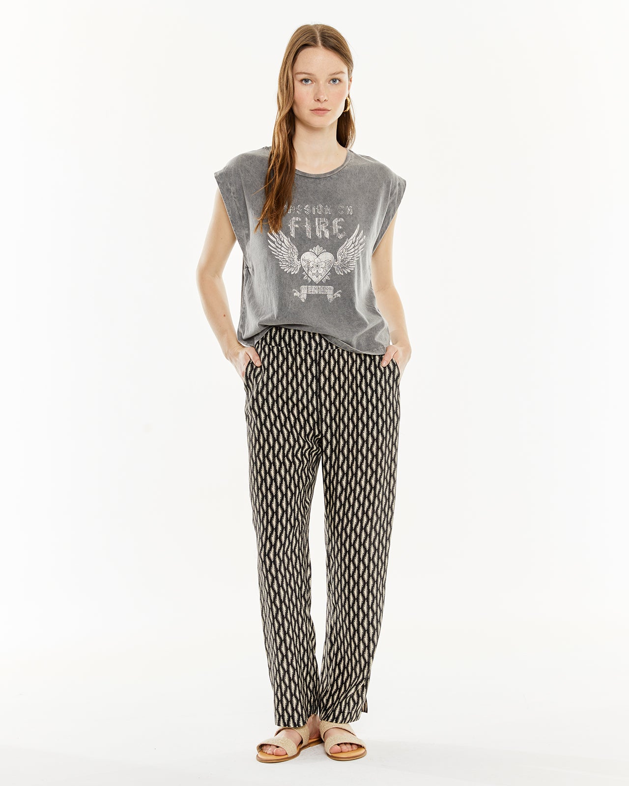 Pantalón estampado