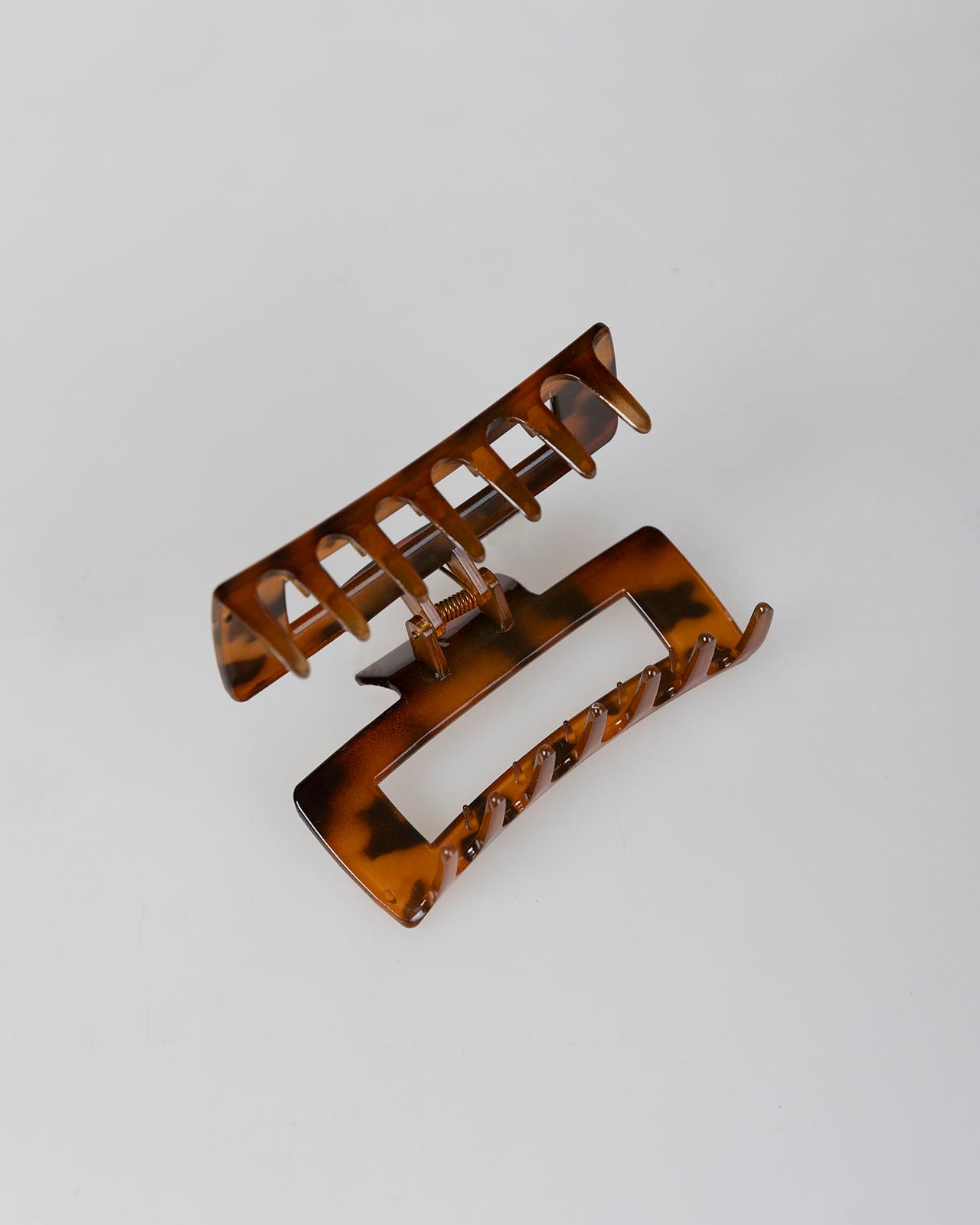 Pinza rectangular animal print