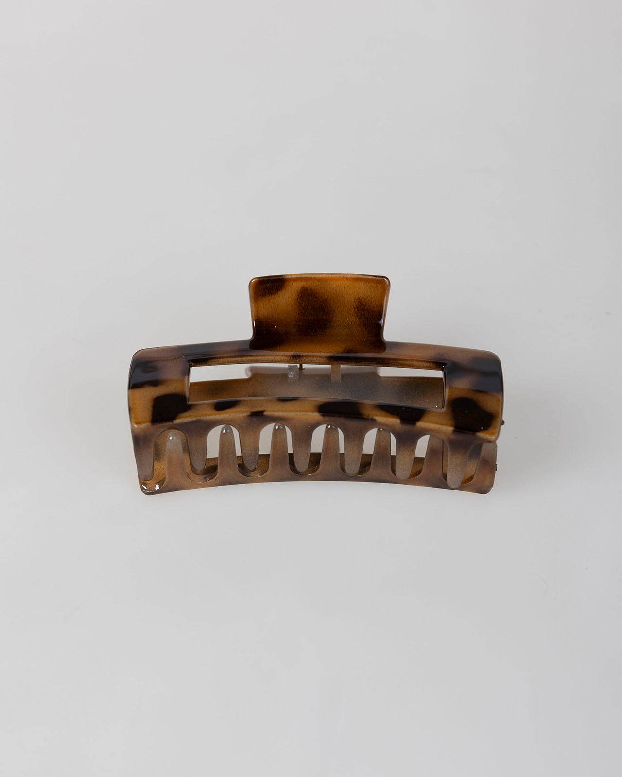 Pinza rectangular animal print