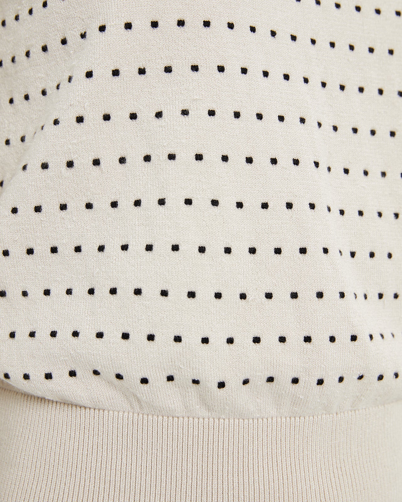 Jersey cuello redondo detalle hilos a contraste