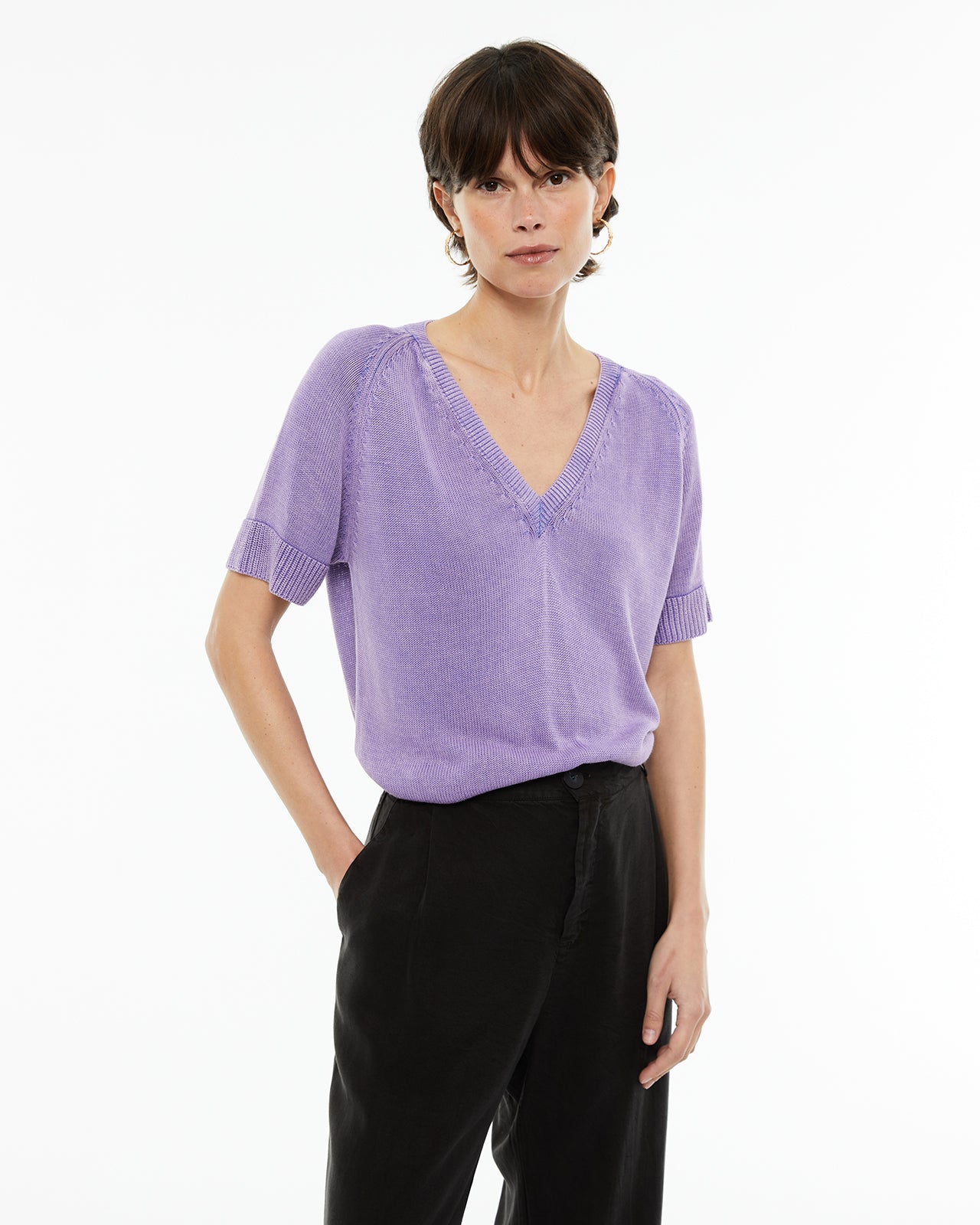 Jersey oversize de manga corta
