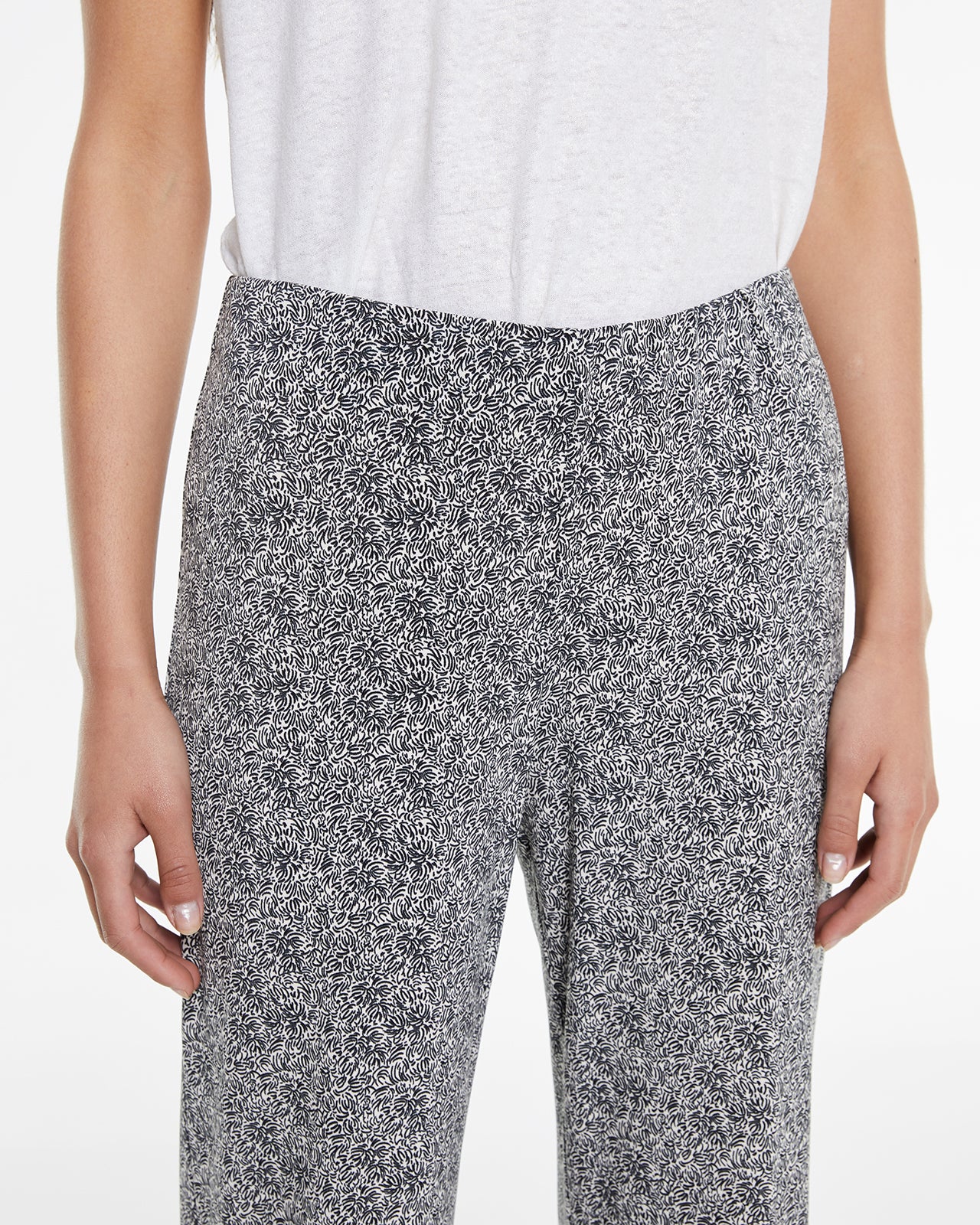 Pantalón confort estampado bicolor