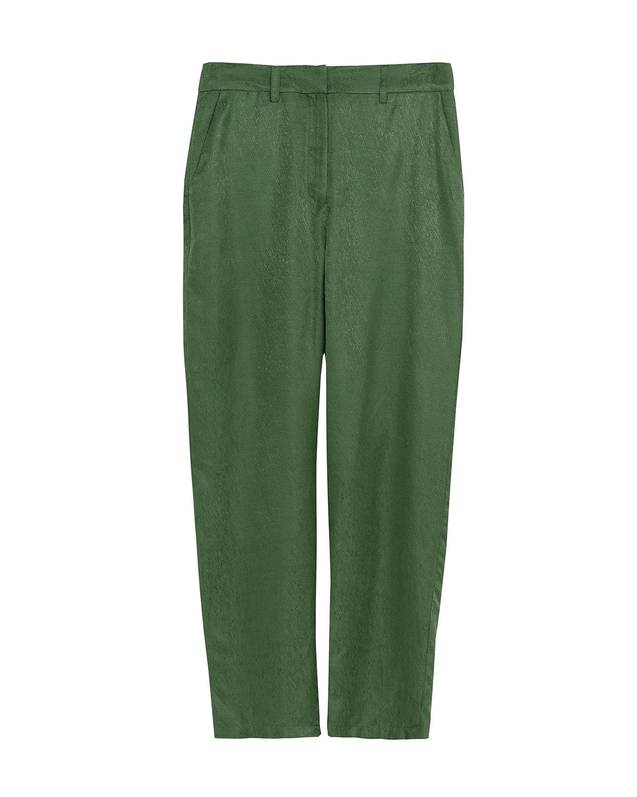 Pantalón palazzo tejido jaquard fluido