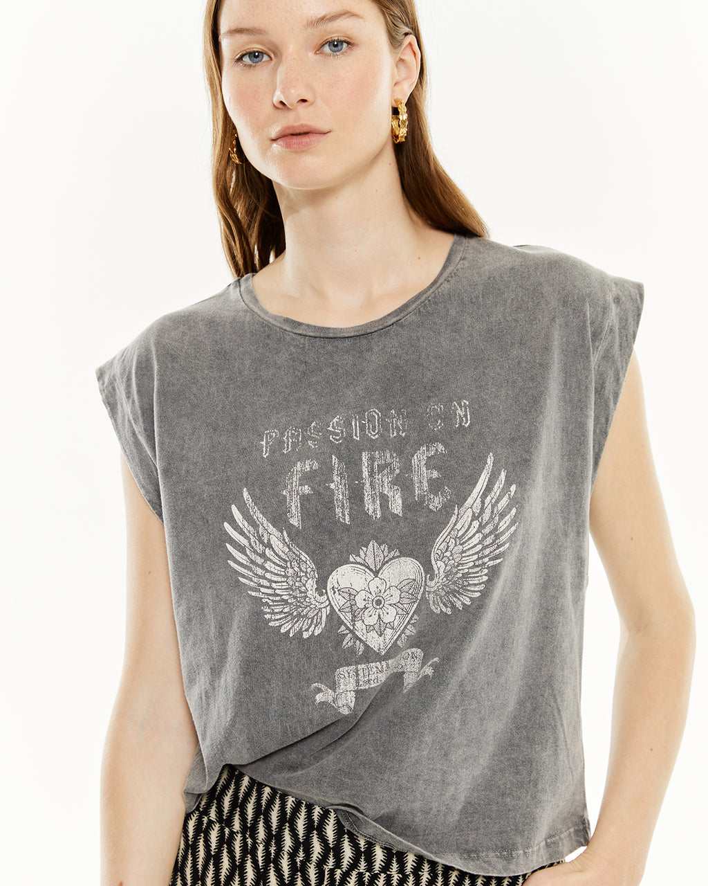 Camiseta posicional corazón