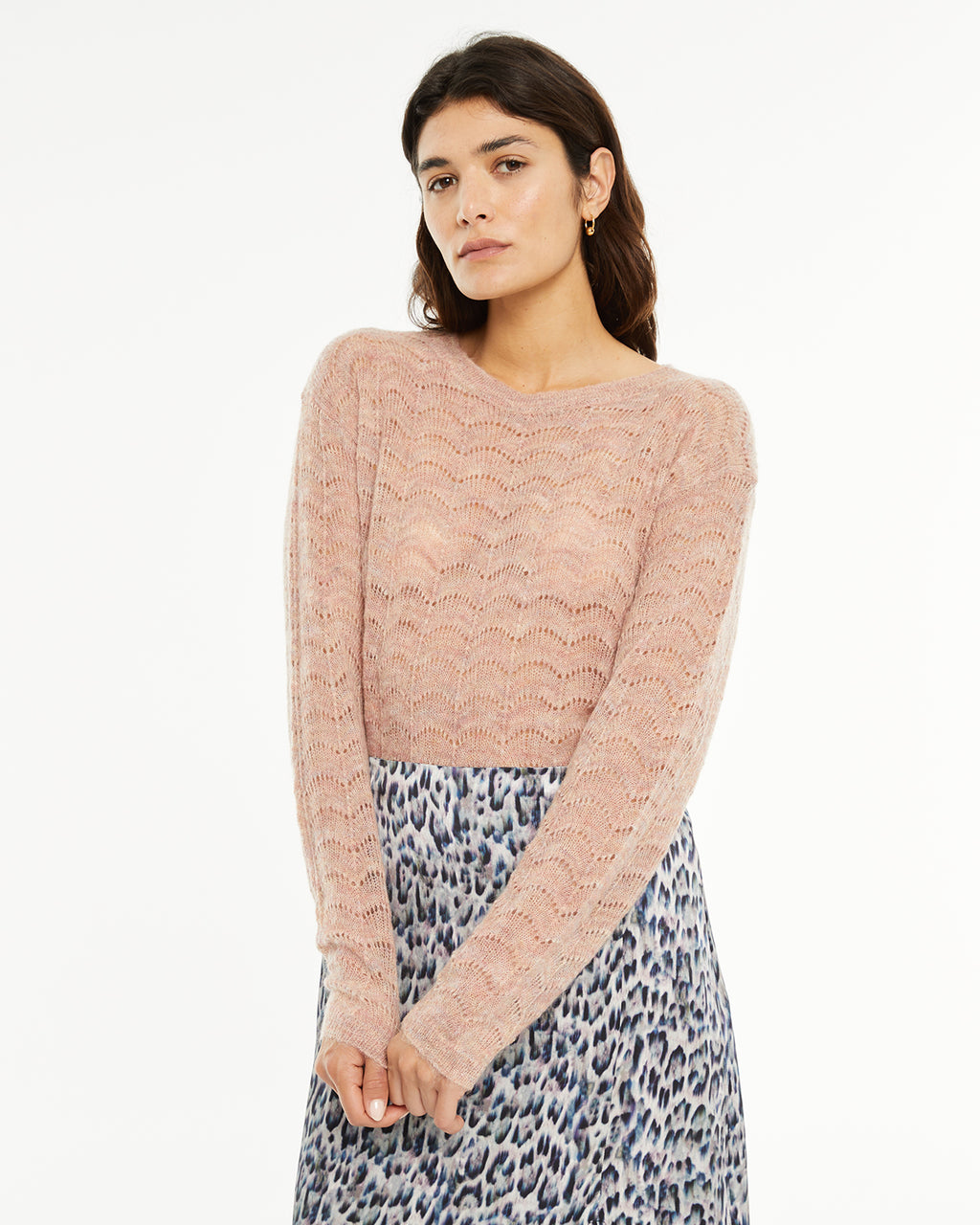 Jersey calado mohair