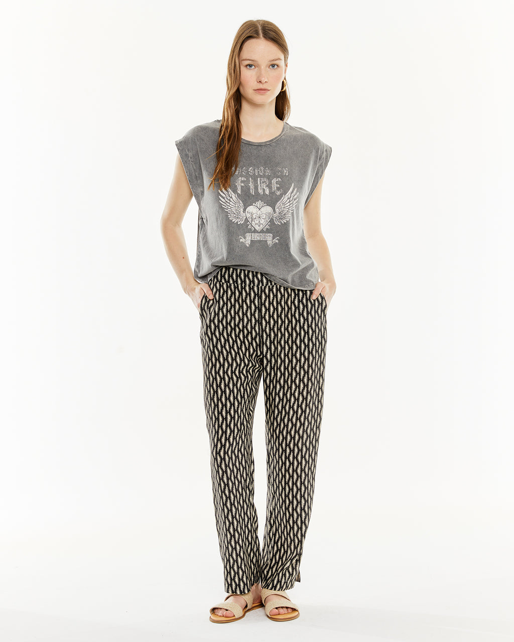 Pantalón estampado