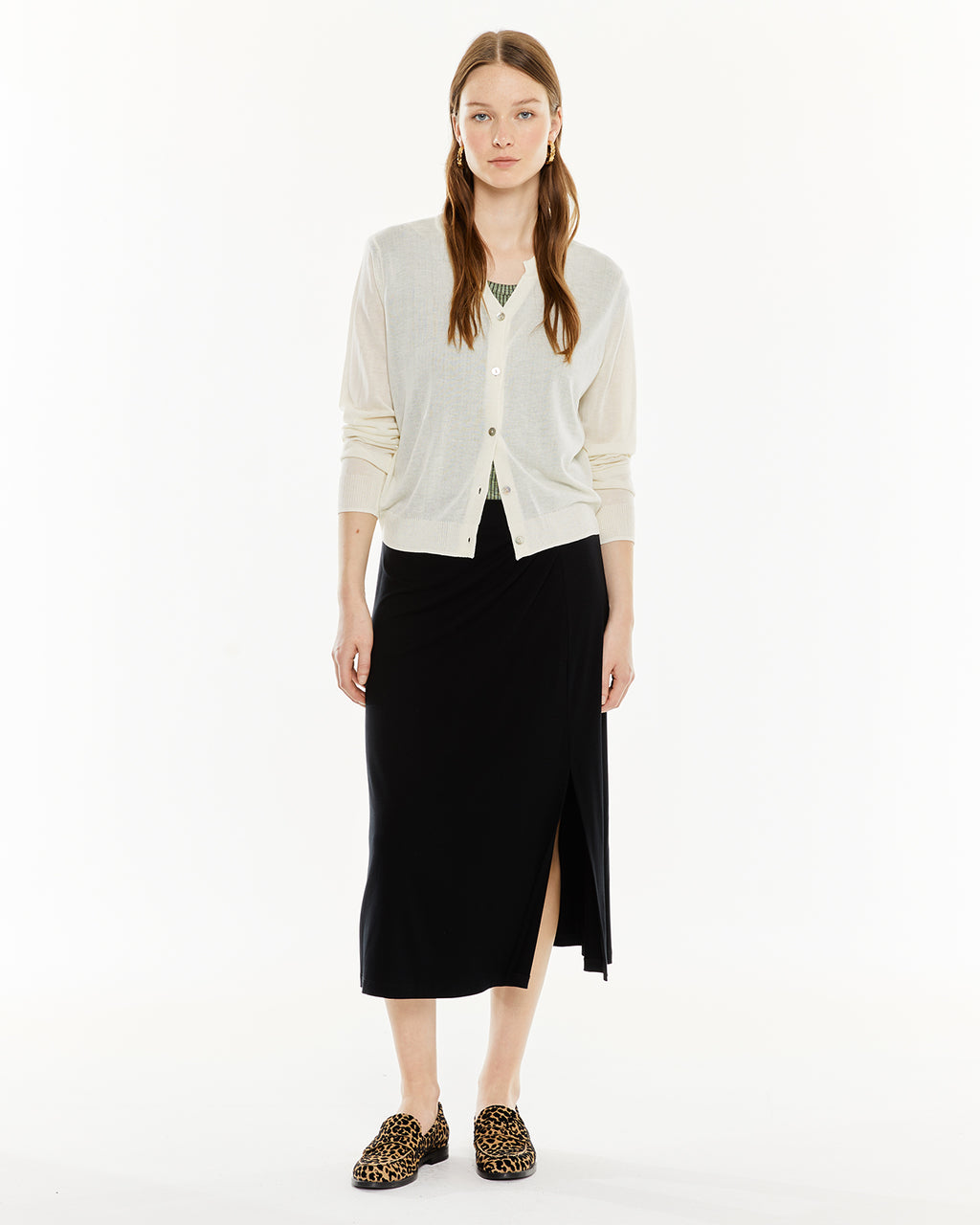 Cardigan cuello mao