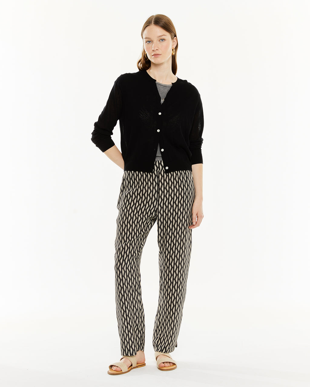 Cardigan cuello mao