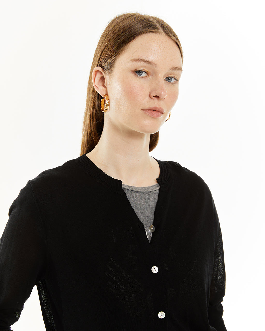 Cardigan cuello mao