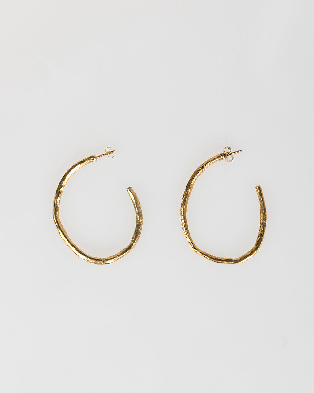 Pendientes de aro ovalado