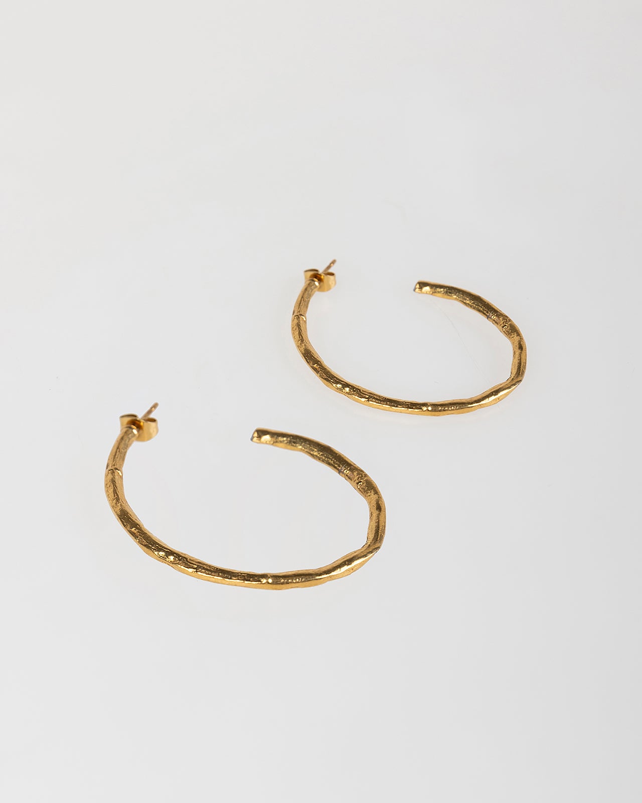 Pendientes de aro ovalado