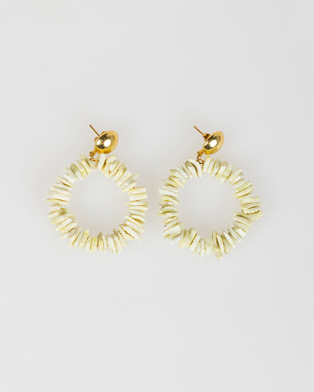 Pendientes de aro de piedras