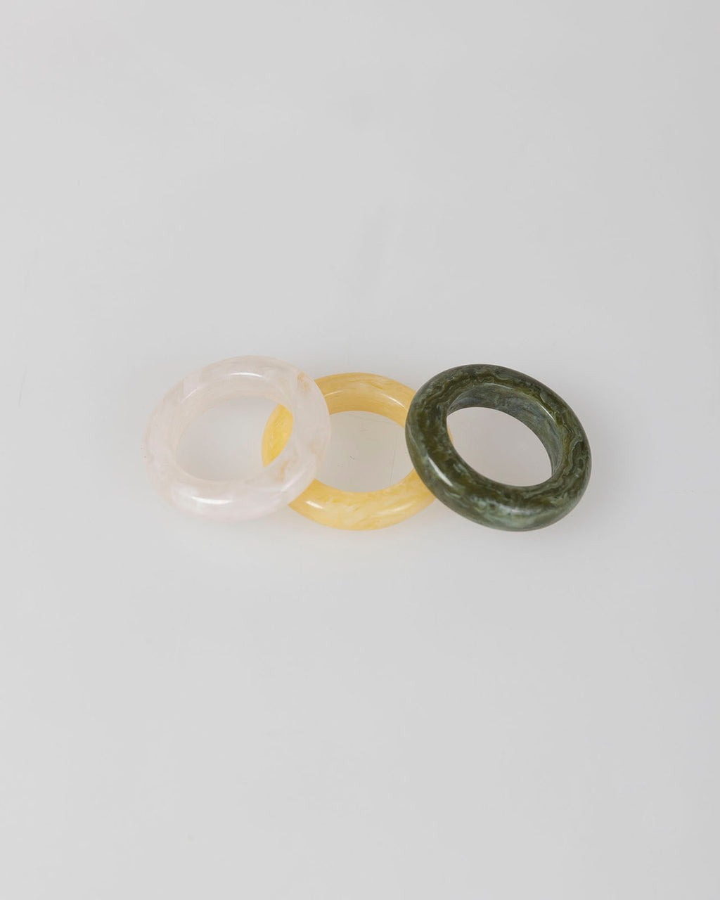 Set tres anillos rígidos