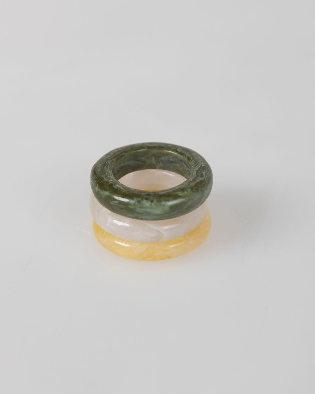 Set tres anillos rígidos