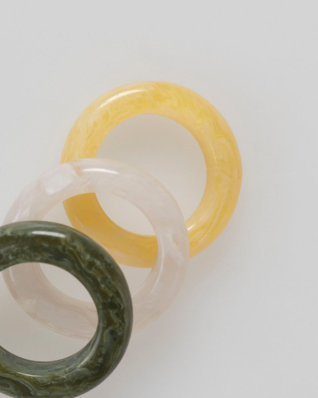 Set tres anillos rígidos
