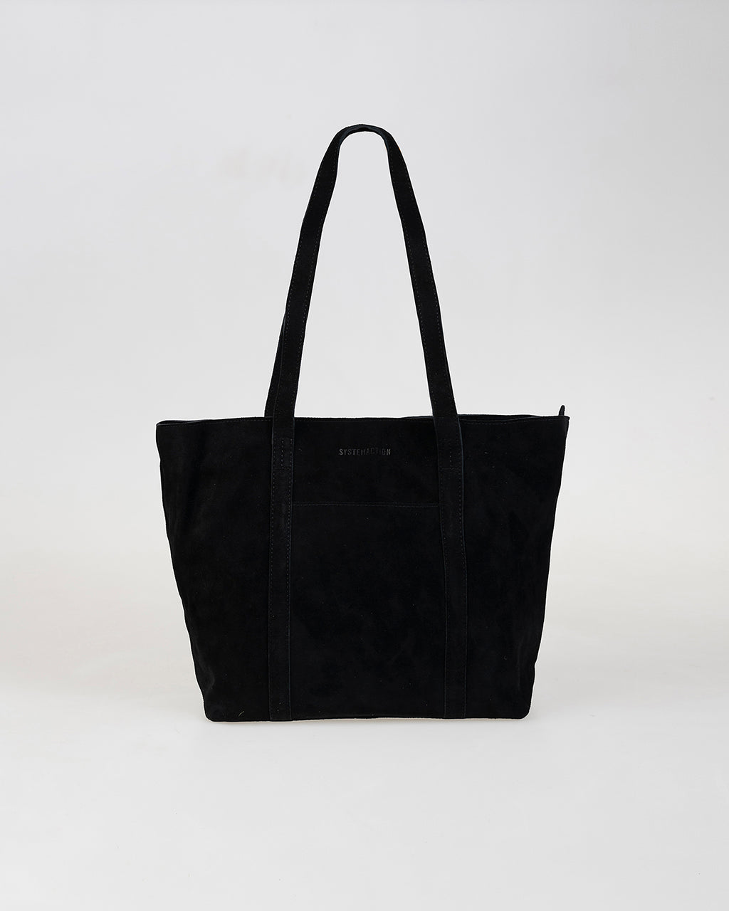 Bolso basico de ante en negro
