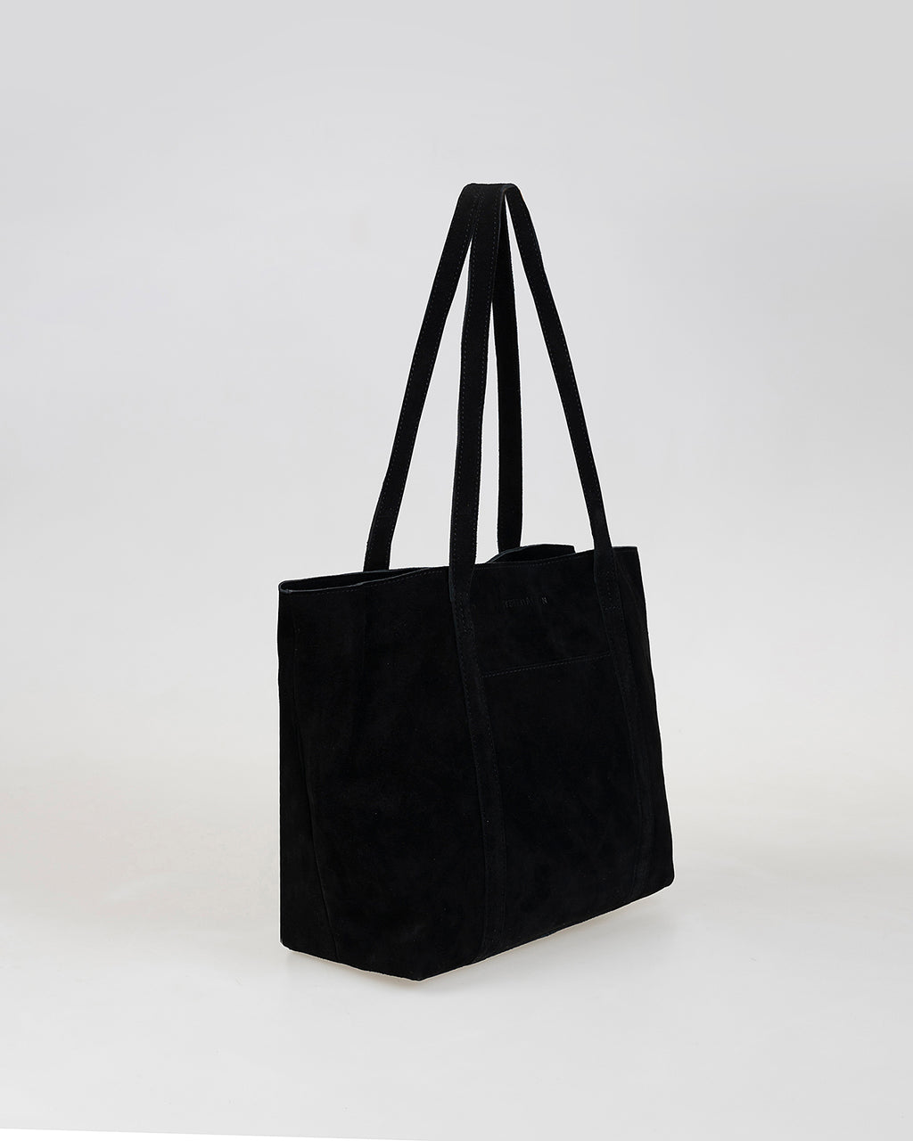 Bolso basico de ante en negro
