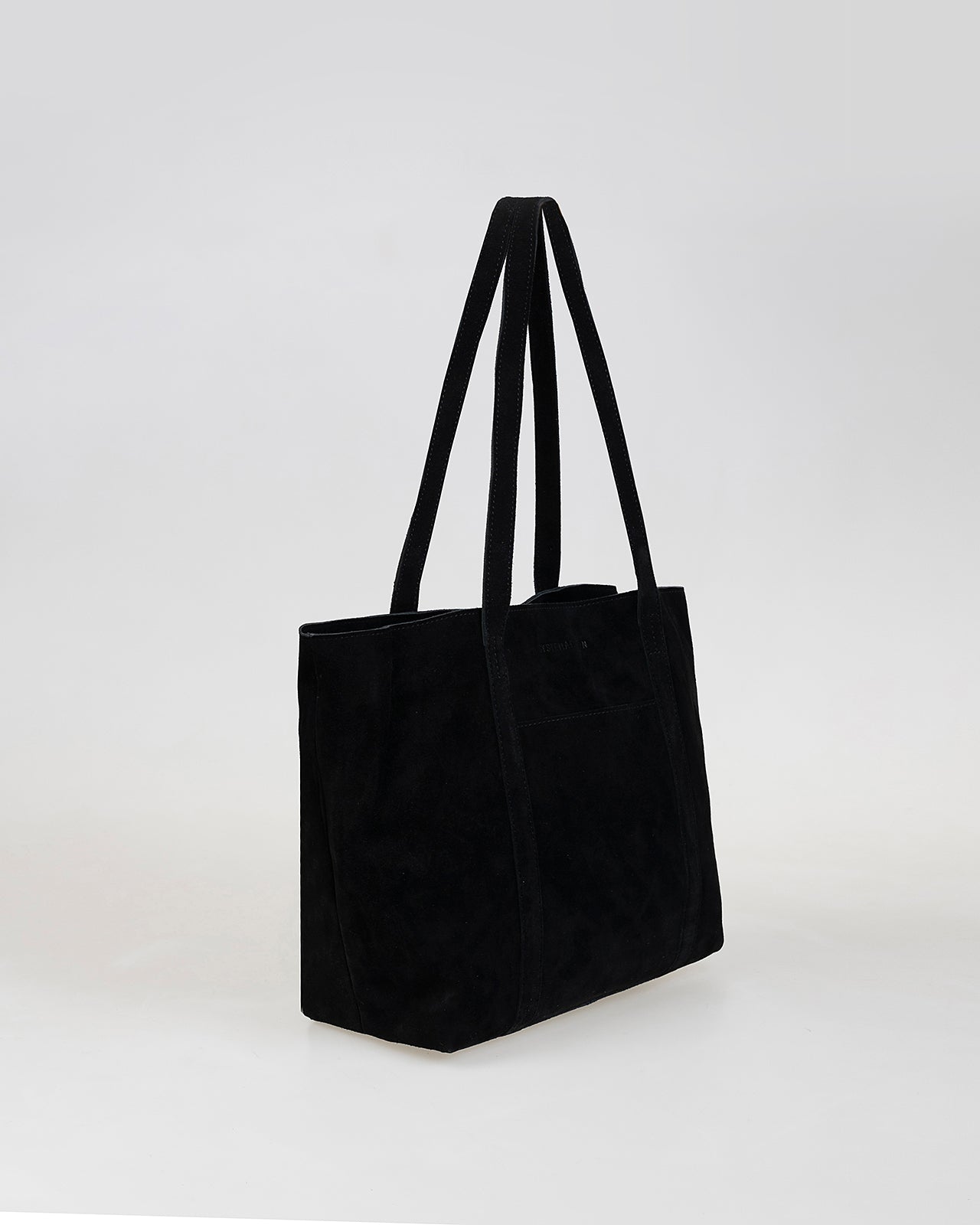 Bolso basico de ante en negro