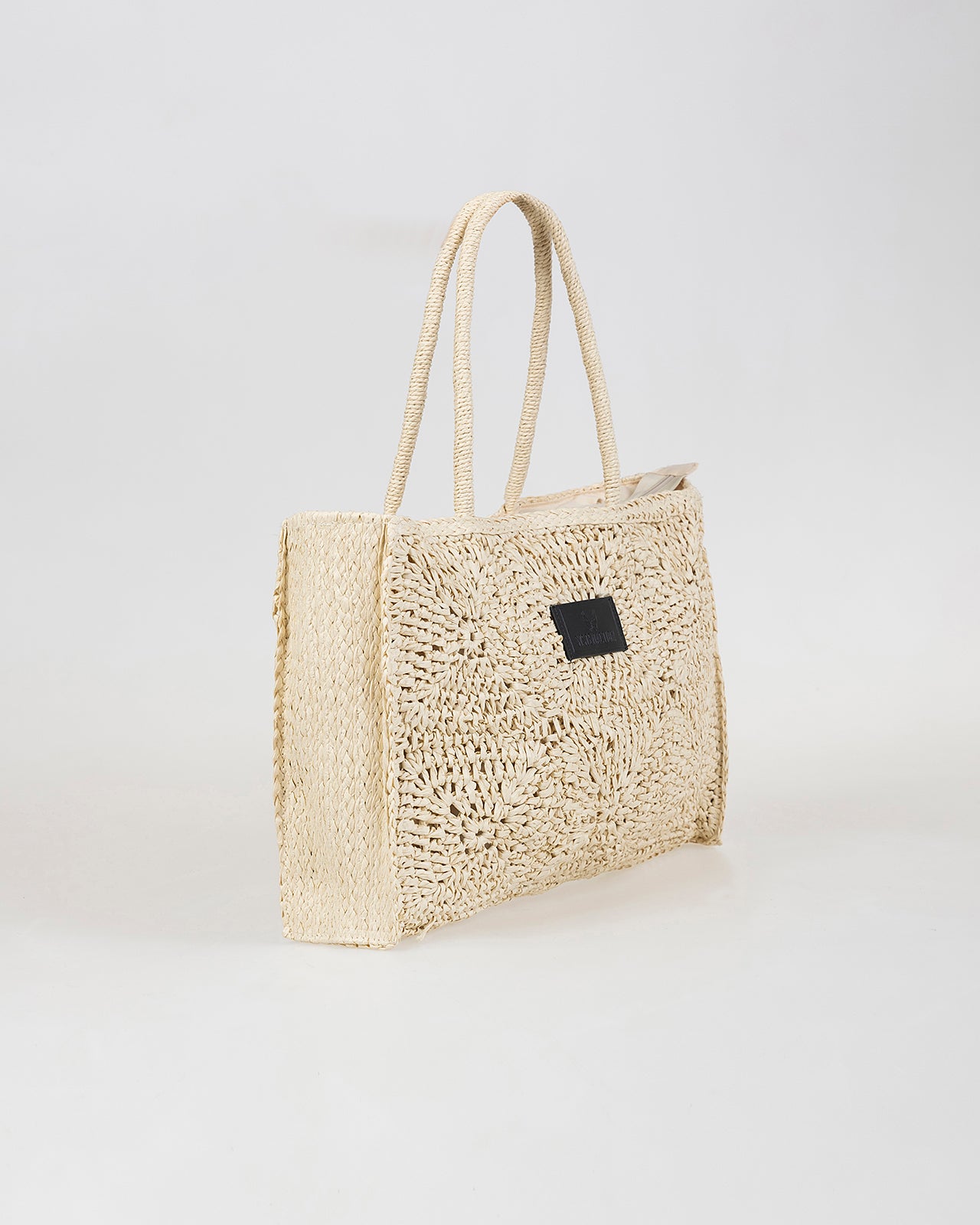Bolso efecto crochet