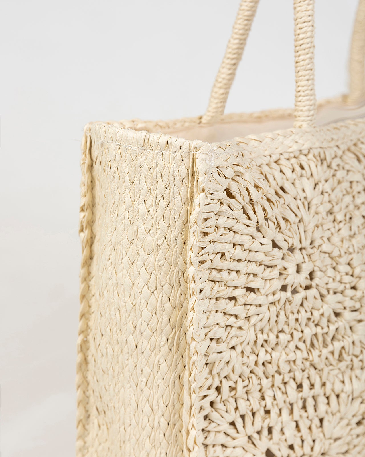 Bolso efecto crochet