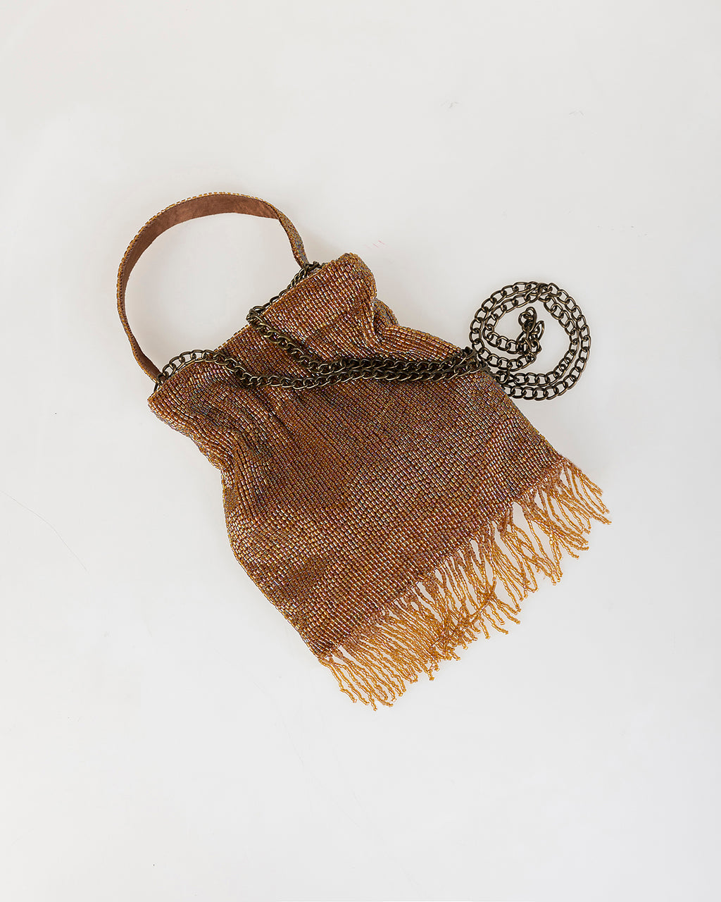 Bolso de fiesta con beats y flecos