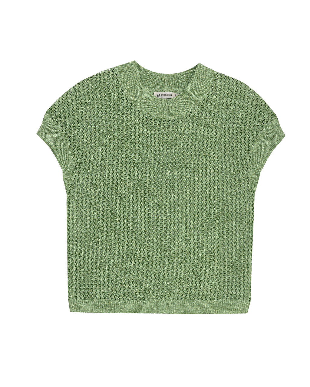 Jersey calado con punto de lúrex