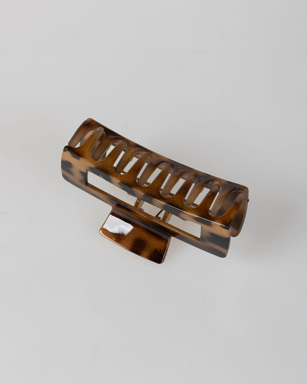 Pinza rectangular animal print