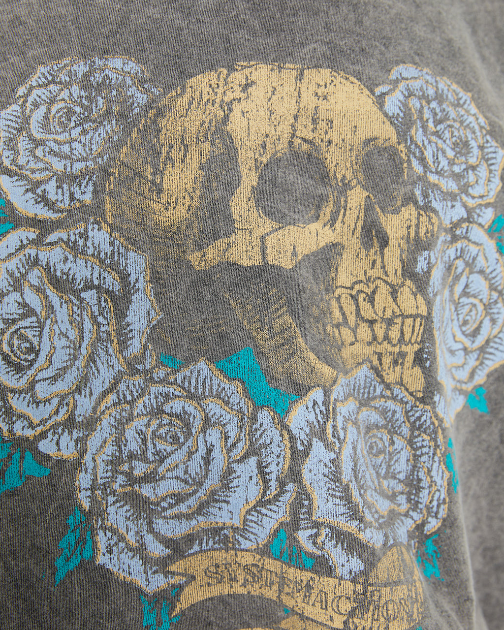Camiseta posicional calavera sin mangas