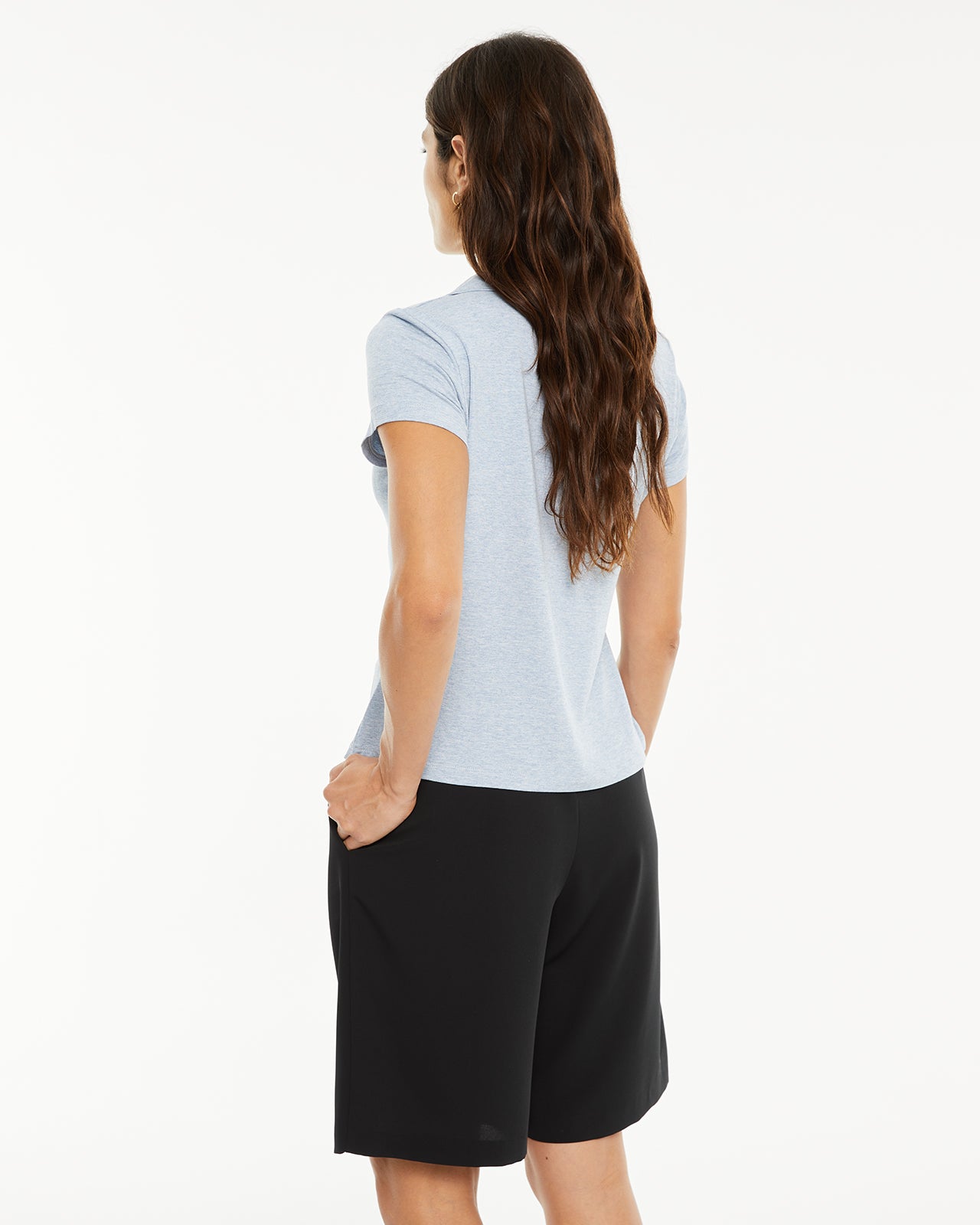 Camiseta manga corta cuello polo