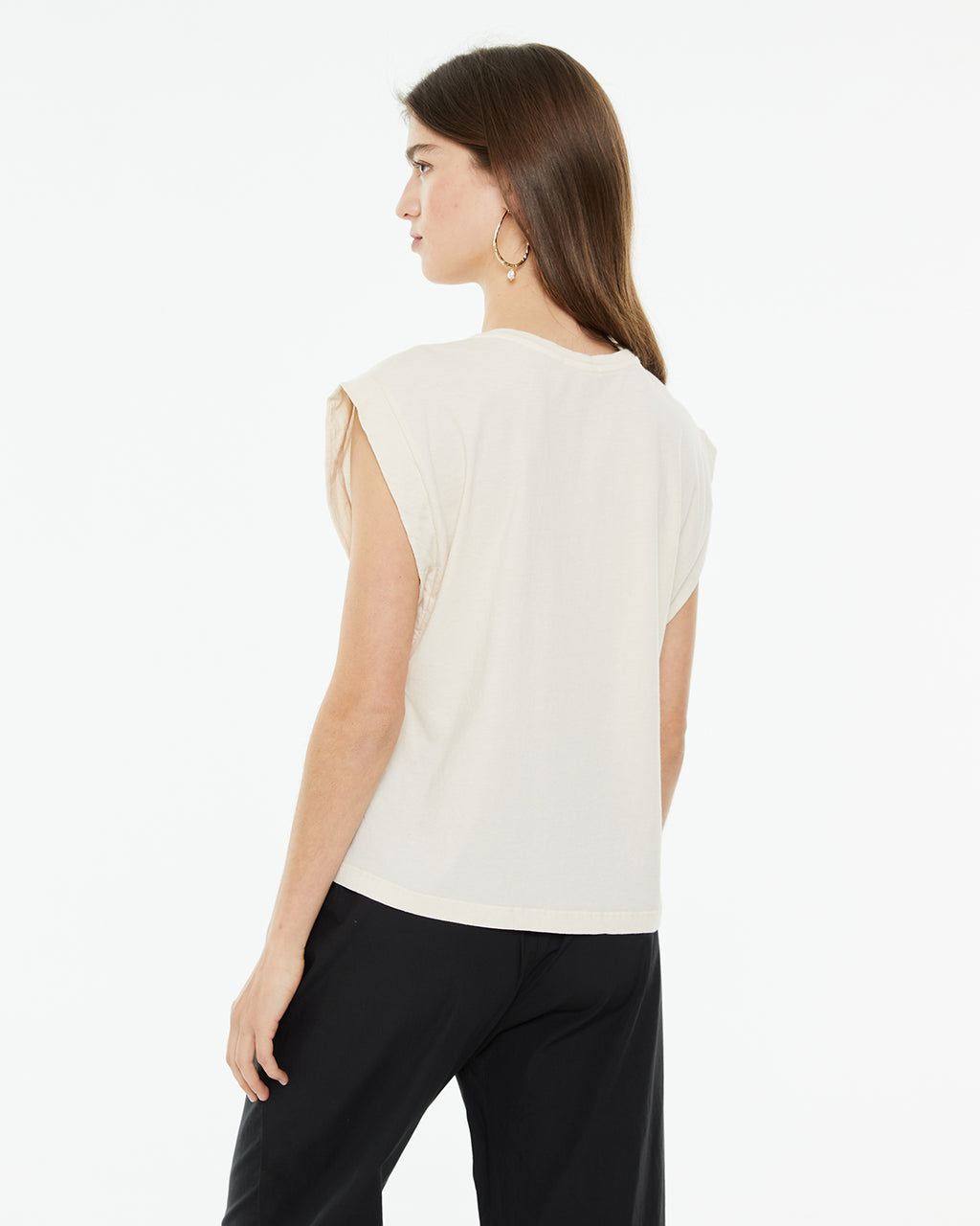 Camiseta sin mangas con estampado serpiente
