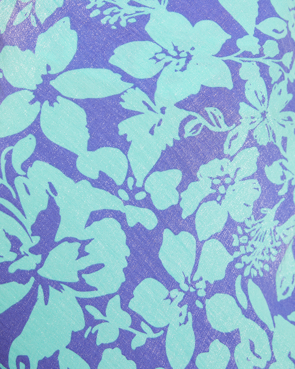Falda midi estampado floral grande