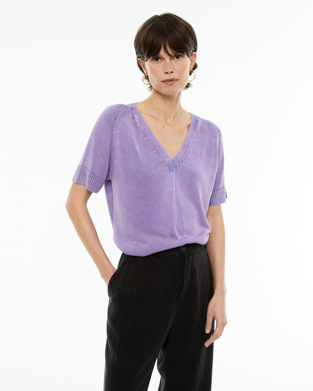 Jersey oversize de manga corta