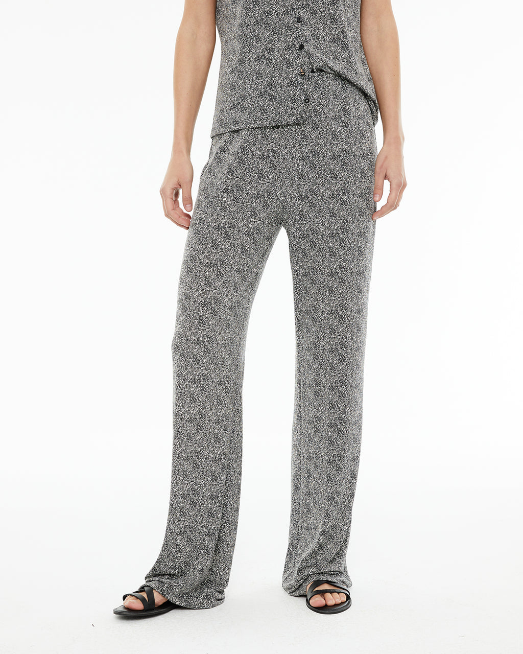 Pantalón confort estampado bicolor