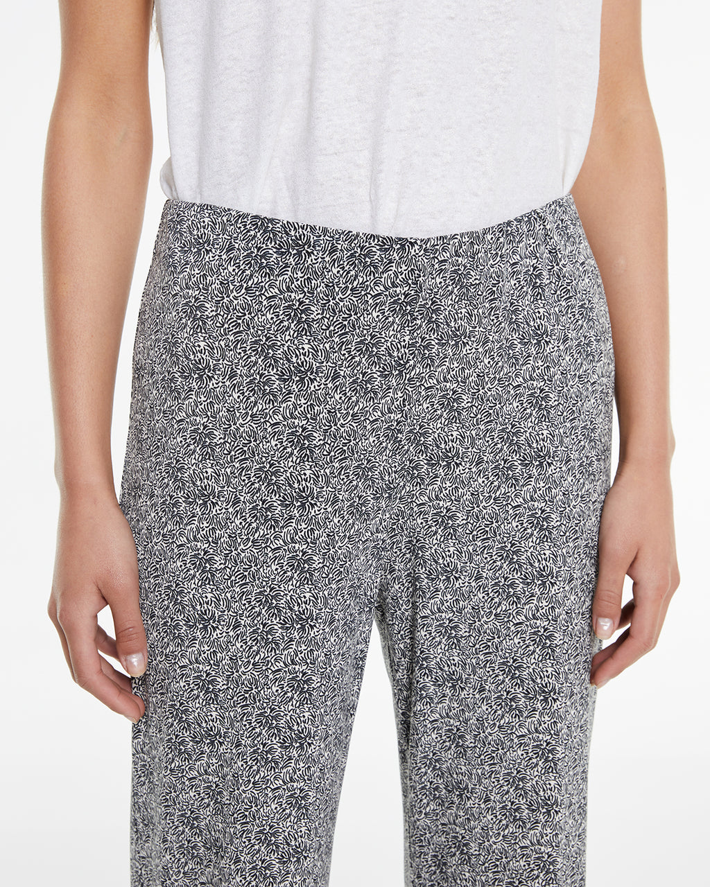 Pantalón confort estampado bicolor