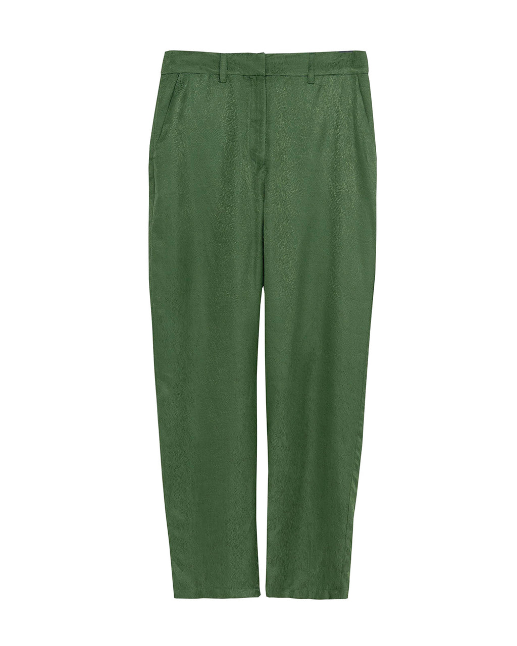 Pantalón palazzo tejido jaquard fluido
