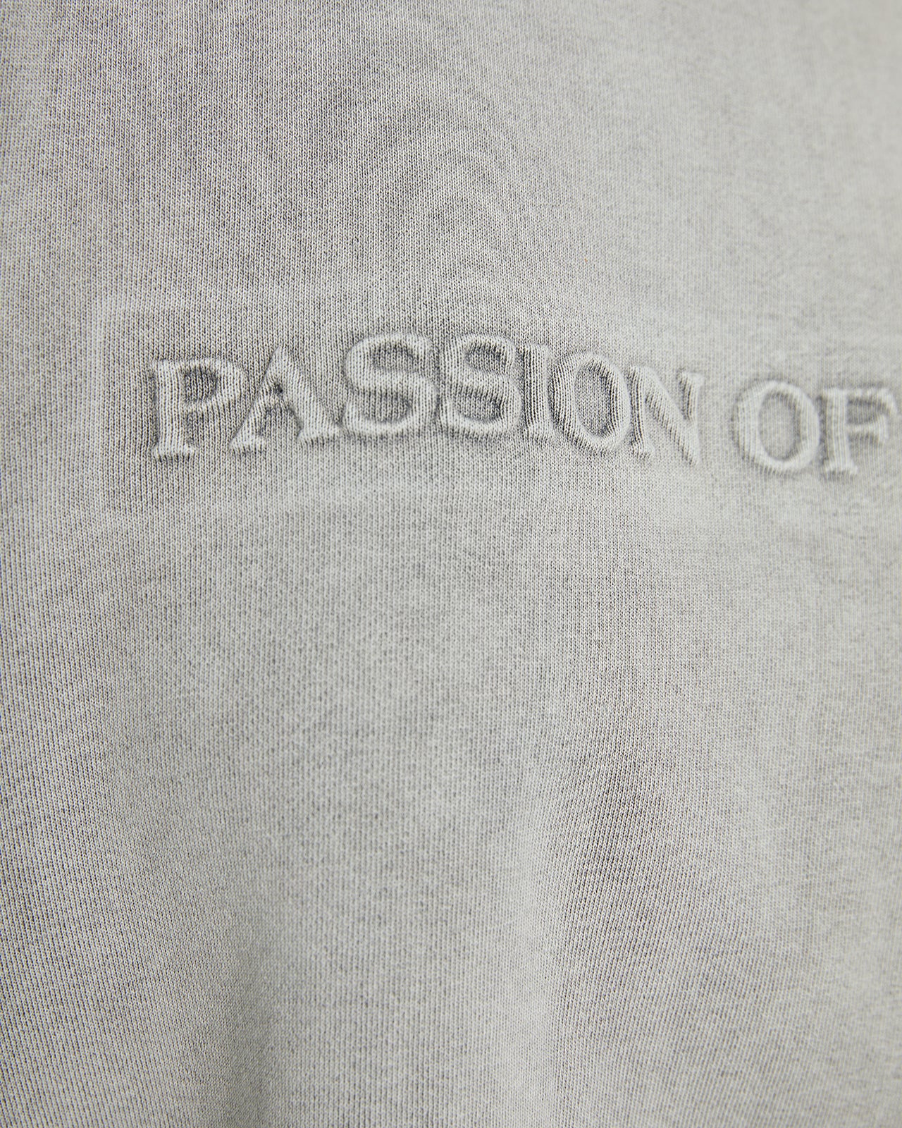Sudadera de manga larga abullonada con frase en relieve